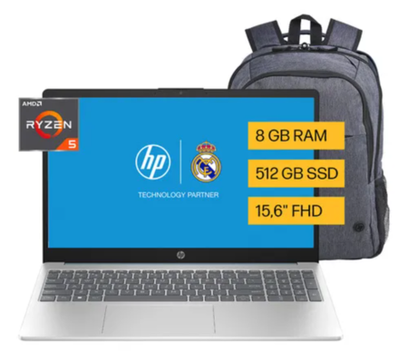 Notebook HP 15-fc0251la AMD Ryzen 5 8GB 512GB 15.6 FHD W11H
