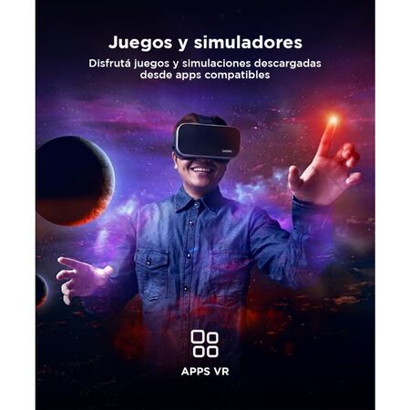 Lentes para Realidad Virtual VR Gadnic 