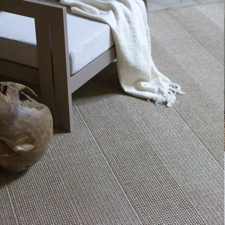 Alfombra simil Yute Brown - 300x400 cm - Vista 5