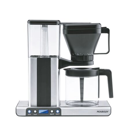 Cafetera Eléctrica de Goteo Peabody Jarra de Vidrio 1.25L 1550W PE-MK01