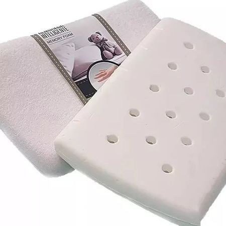 Almohada Bebe Niños Anti Sofoco Viscoelástica Perforada