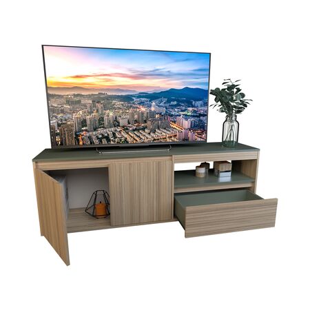 Rack Tv 1.54 Mts Linea Terrae Tables Cod: 4027 Cocobolo y Safari
