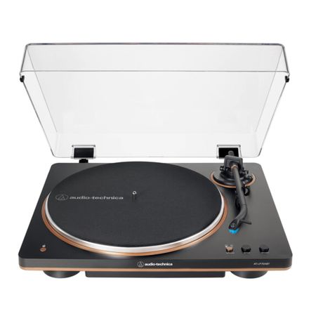 Audio-Technica AT-LP70XBT. Bandeja giradiscos Bluetooth. Detalles color Bronce