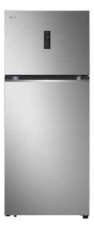 Heladera LG Smart Inverter 395l Door Cooling+ Top Freezer Gris