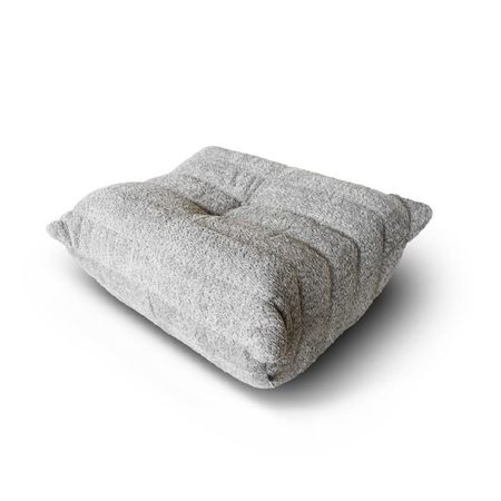 Puff En Caja Atma Home Togo 1 Cuerpo Tela Lisa Gris BSOYS2491-Z4-20812