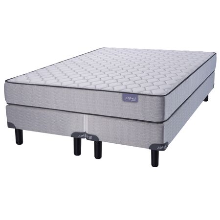 Colchon y Sommier Inducol Vinson Super Queen 160x200x20cm Espuma de Alta Densidad Extra Firme