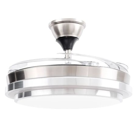 Ventilador de Techo Kanjihome Retráctil 65w Silver KJH-CFHB001SL