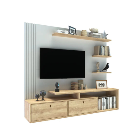 Panel Delos Rod 2 Puertas Basculantes TV 50" DR003 