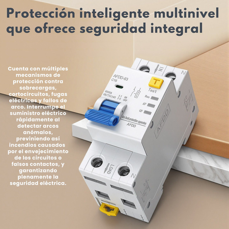 Protector Detector Arco Affd-40a Cumo-compacto-disyuntor
