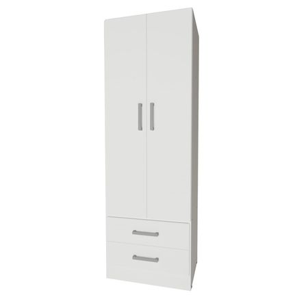 Placard 2 Puertas Muebles Orlandi 61 Cm Bahia 3542 Blanco