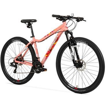 Bicicleta Mountain Bike Topmega Flamingo Aluminio Talle M R29 21vel Rosa Arena/Fucsia