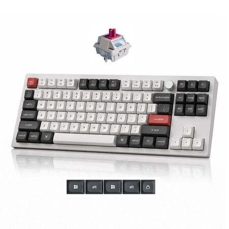Teclado Mecánico Inalámbrico Personalizado Keychron Q3 Ultra 8K Blanco