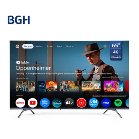 Smart Tv Led 65" 4K Ultra HD Bgh Con Google TV B6524us6g