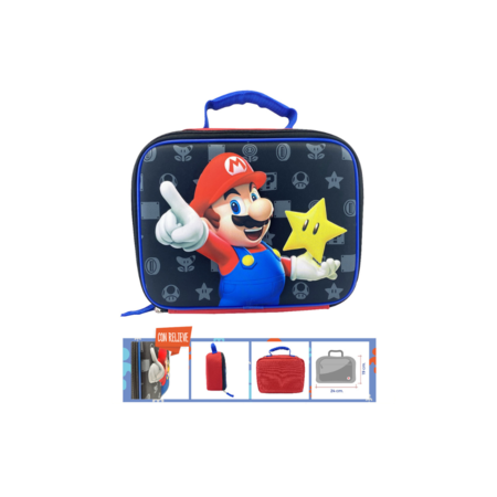 Lunchera Escolar Mario Bross Premium