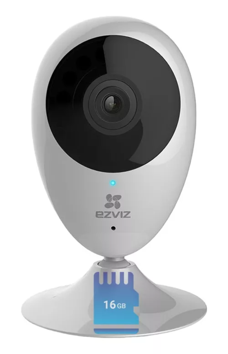 Kit Camara Seguridad Ip Ezviz Cv206 720Hd Wifi