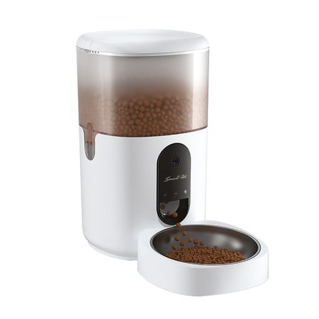 Racionador Automatico Alimento Comedero Voz Wifi Cam Pf200