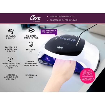 Cabina Para Uñas Gadnic H5 PLUS Led Uv 19W