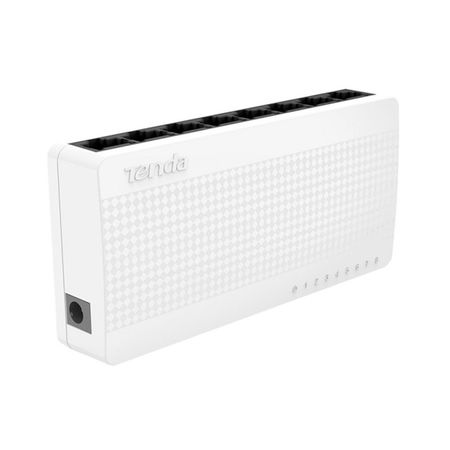 Switch 8 Puertos Tenda S108 10/100 Mbps Fast Para Escritorio