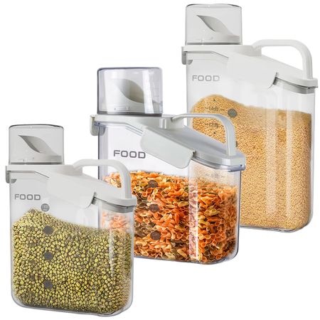 Kit x3 de Dispenser Cerealero Gadnic Alimentos Ecologico