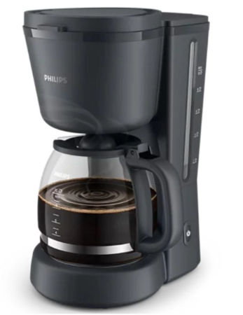 Cafetera de Filtro Philips HD743090 1.2Lts Negra