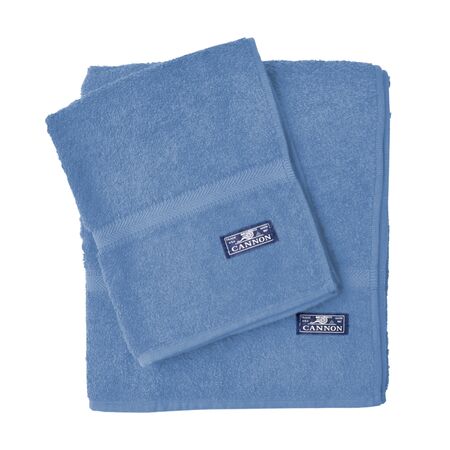 Juego de Toalla y  Toallón Cannon 520 Gramos Algodón Celeste
