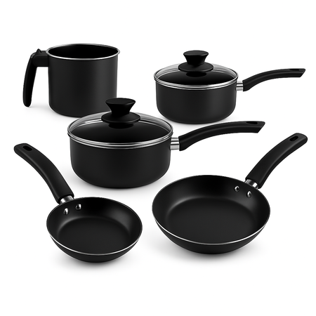 Set de Sartenes Cacerolas y Hervidor 5 Pz Oliveira Exclusive