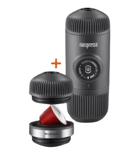 Cafetera De Espresso Portatil Nanopresso + Ns Adapter Color - Vista 2