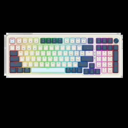 Teclado Redragon Eisa Pro K686 Blanco Azul
