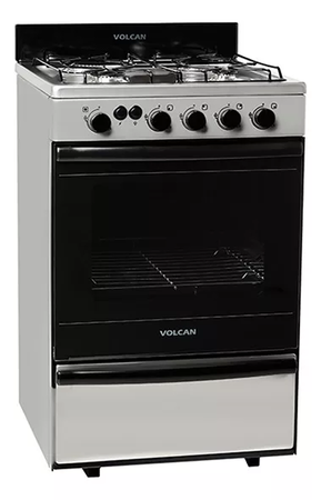 Cocina Volcan Acero Inoxidable 87673V Con Luz Y Encendido Multigas