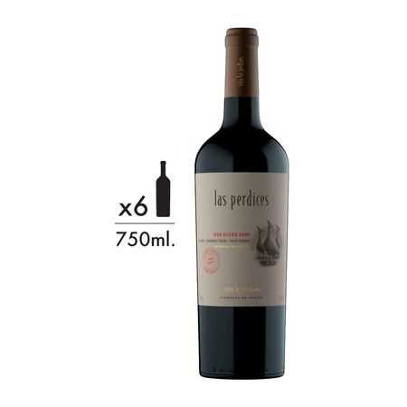 Vino Tinto Las Perdices Red Blend Caja x 6