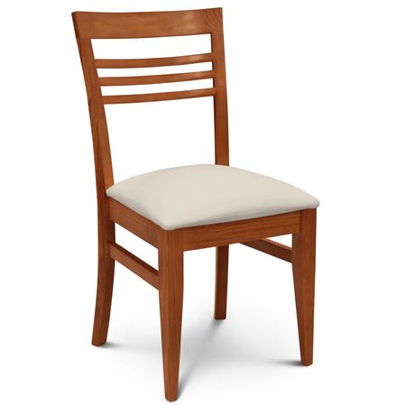 Silla de Comedor Murano Tapizado Inka Natural lustre Cedro Espacity