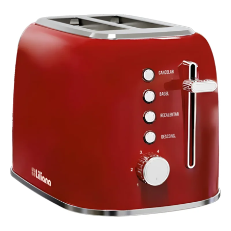 TOSTADORA LILIANA AT928R 850W ROJA