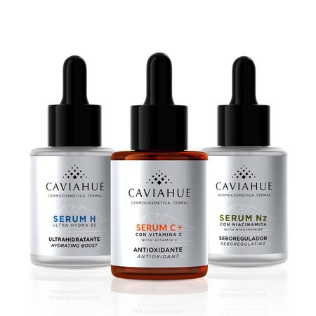 Kit Caviahue Trio Serum C Nz Seborregulador H Ultra Hydra