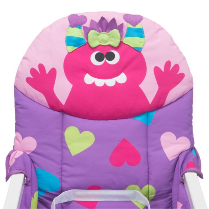 Silla de comer Cosco Simple Fold High Chair Rosa - Vista 6