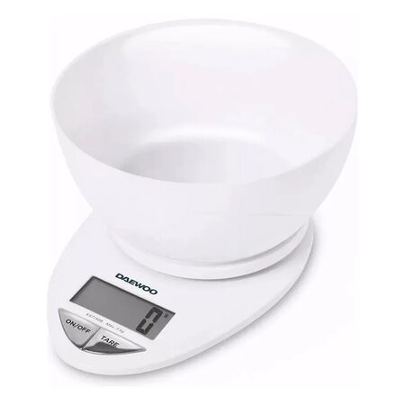 Balanza De Cocina Digital Daewoo Ks7150b 3kg Blanca Blanco 3 Kg