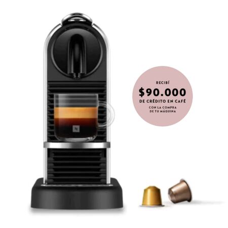Cafetera Nespresso Citiz Platinium Titan 1 Litro D140-AR-TI-NE