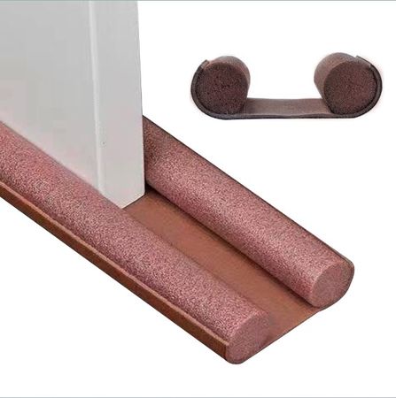 Zócalo Burlete Marrón Gadnic Doble Bajo Puerta