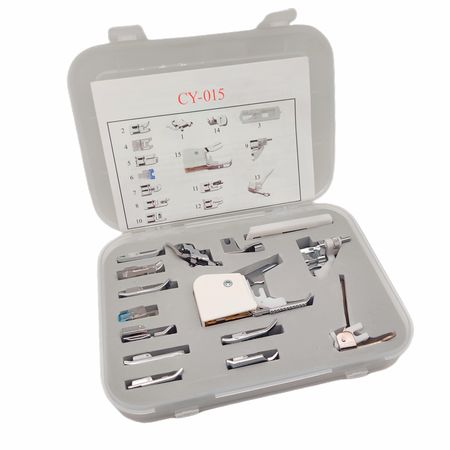 Kit x15 Pie Prensatelas Gadnic Para Maquina de Coser
