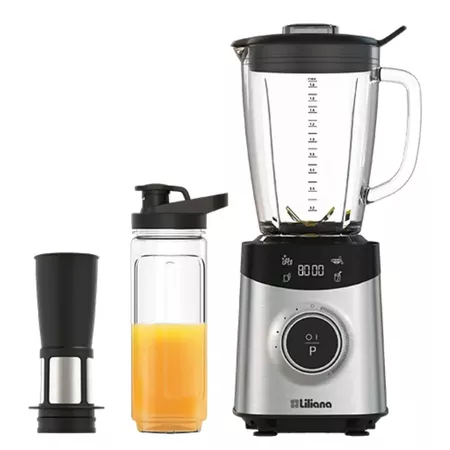 Licuadora Liliana Digital 1800w 1.8L 3 en 1 Digimix Inoxidable AL700