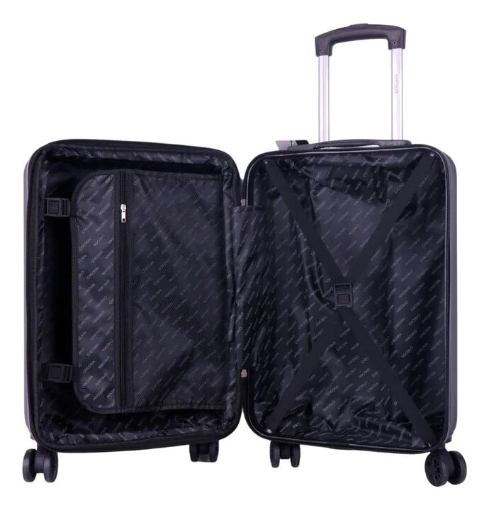 Valija Hard Check In Negro 20 Pulg Expandible - 40053 - Vista 6