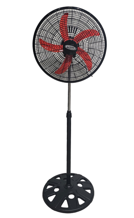 Ventilador De Pie 20 Embassy Fy-2090 90w 5 Aspas Plasticas 50.8 Cm Negro Plástico 5