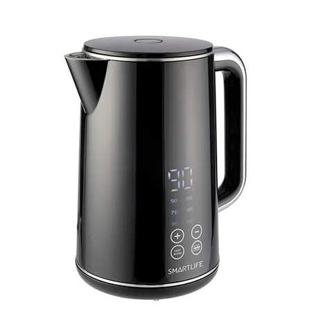 Jarra Electrica 1720 Digital Smartlife 1.7 Lts Negro