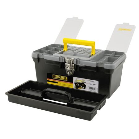 Caja Plastica Porta Herramientas Crossmaster 395x223x165mm