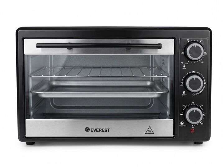 Horno Eléctrico Everest 35lts 1600w Negro 0716 - Vista 1