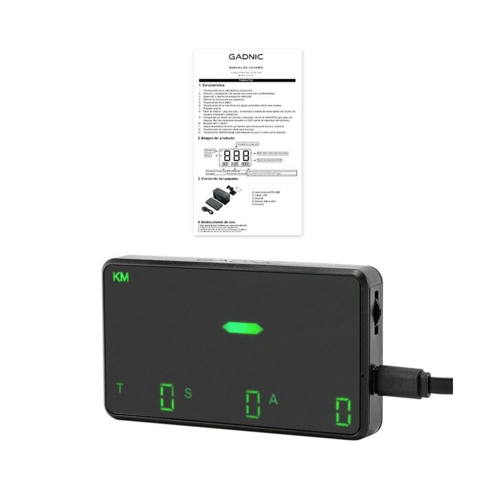 Velocimetro Auto Gadnic Digital Gps Reloj Tablero - Vista 7