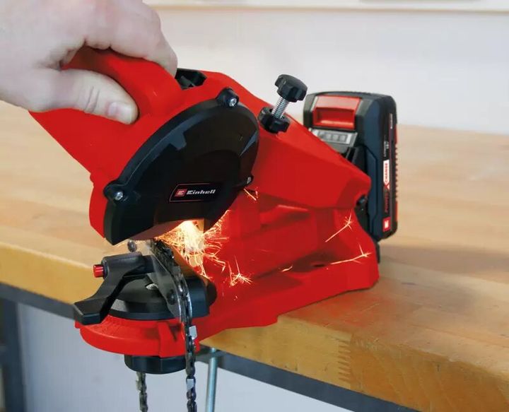 Einhell Afilador de cadena inalambrico GE-CS 18 Li-Solo - Vista 2