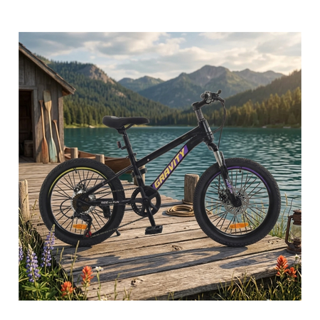 Bicicleta Gravity Roam 2X0 R20 Rodado 20 Negra  