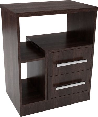 Mesa De Luz Muebles Orlandi Premium 113 Wengue