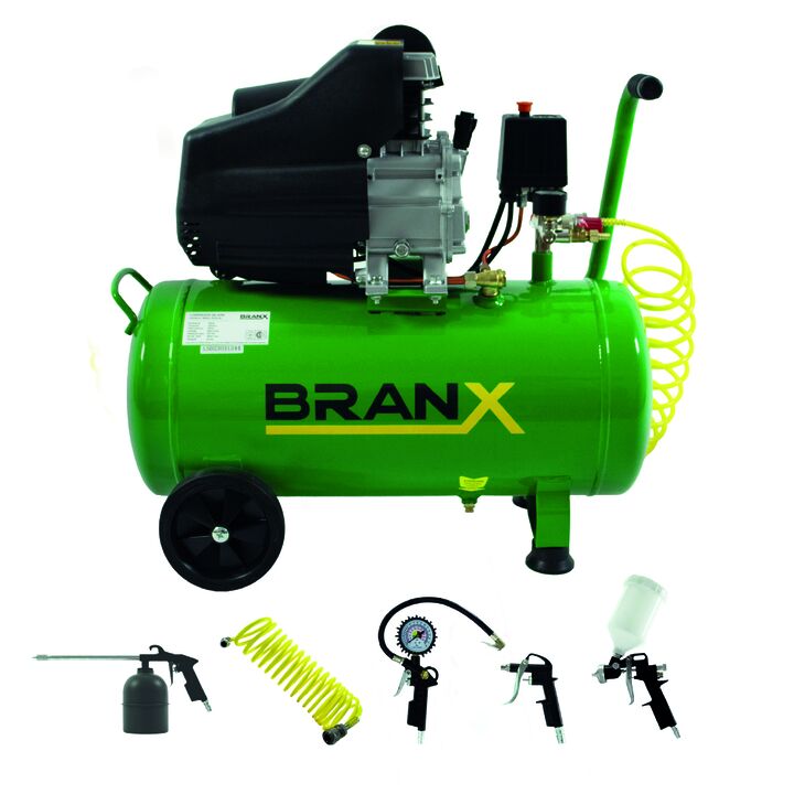 Compresor De Aire Branx Eléctrico Portátil 50lts Brxc2550 - Vista 1