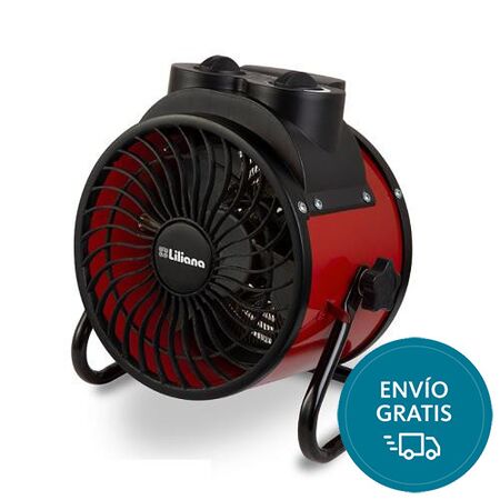 Caloventor electrico Liliana Cfi700r HeatCyclone Rojo